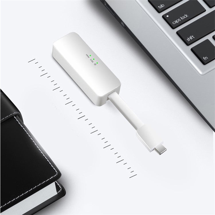 TXA090 2500Mbps Ethernet LAN Adapter Type-C to RJ45 2.5G Gaming Network Card