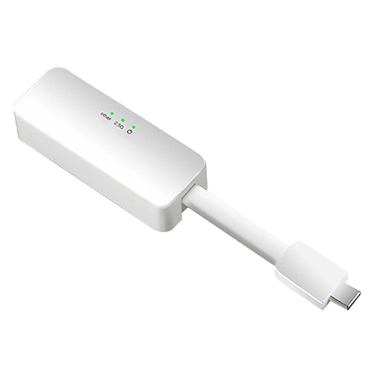TXA090 2500Mbps Ethernet LAN Adapter Type-C to RJ45 2.5G Gaming Network Card
