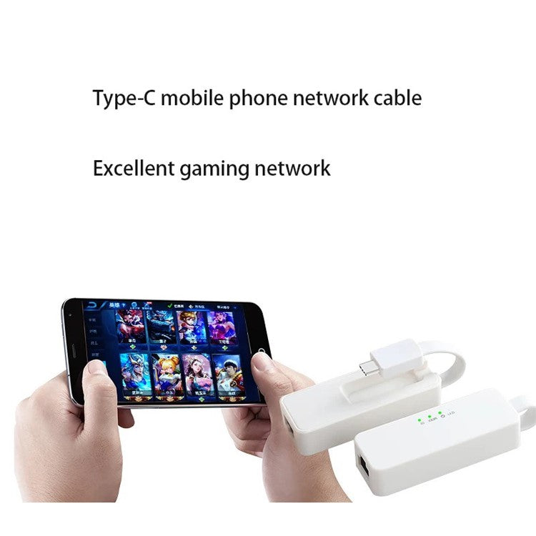 TXA062 1000Mbps USB-C to Gigabit Hub Adapter Plug and Play Network Adapter