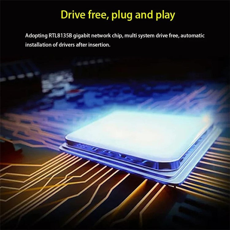 TXA062 1000Mbps USB-C to Gigabit Hub Adapter Plug and Play Network Adapter