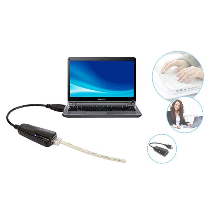 TXA041 USB to RJ45 Network Adapter Home Office 100Mbps Network Cable Connector