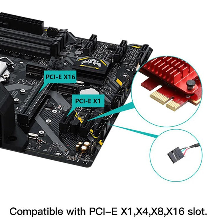TXA083 AX200 2.4G / 5G Dual Band Gigabit Bluetooth WiFi6 PCIE Wireless Network Card