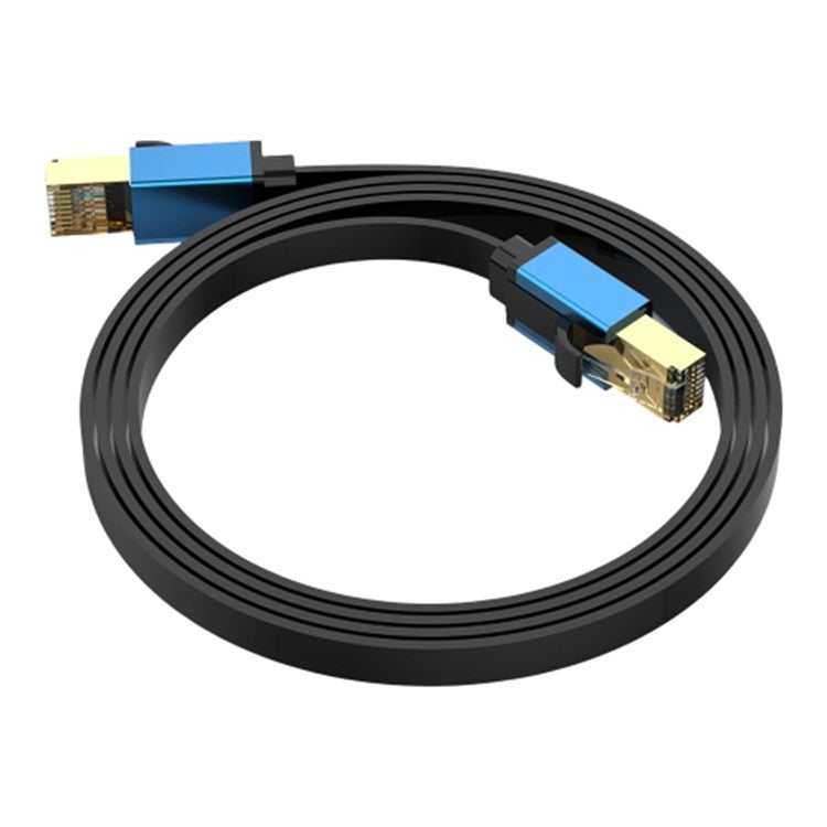 Cat 8 Ethernet Cable 15M / 49FT 40Gbps 2000MHz RJ45 Male Connector High Speed Network Cord - Blue