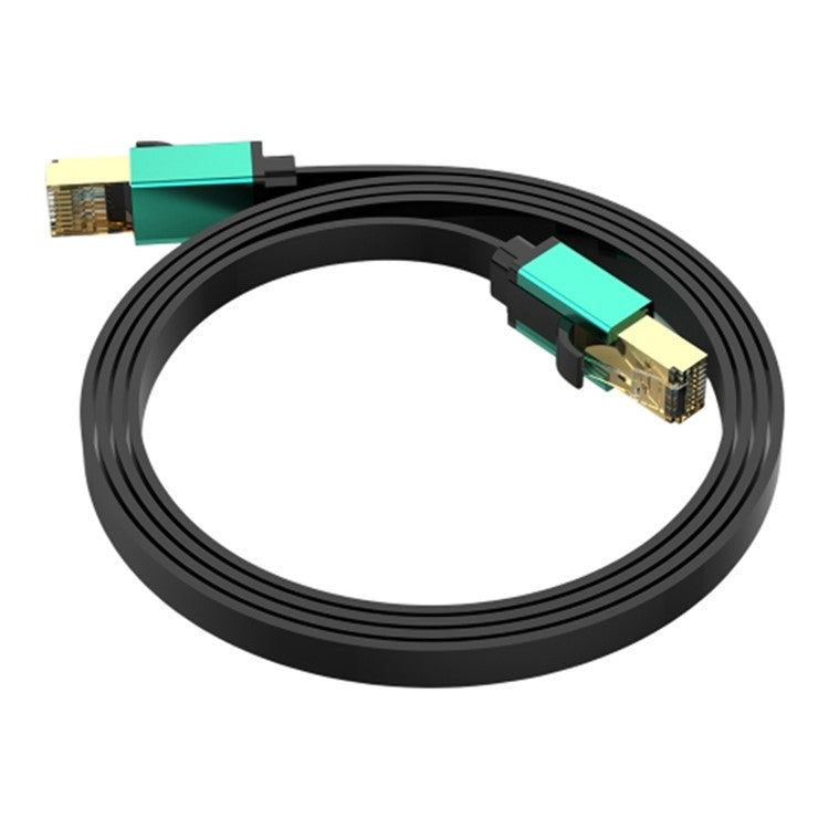 2m Cat 8 Ethernet Cable High Speed 40Gbps 2000MHz RJ45 Network Cord for Router Gaming Console - Green