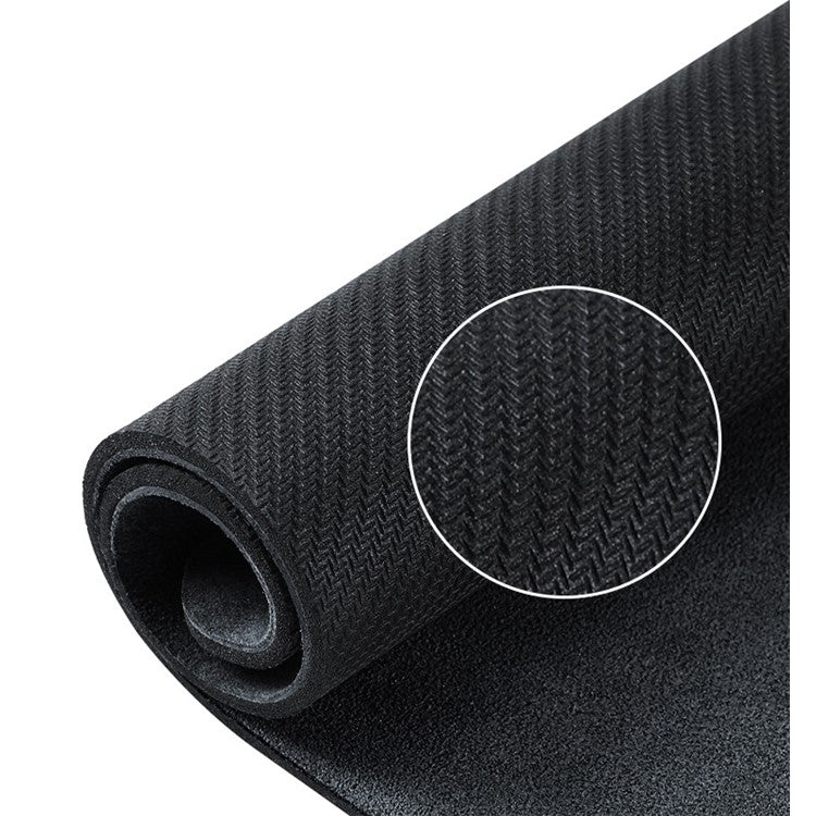 Suede Leather Mouse Pad Non-Slip Base Gaming Working Mousepad Mouse Mat, Size: 30x24cm - Dark Grey