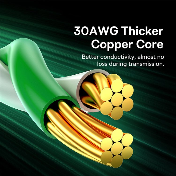 BASEUS PCWLA107 5m Ethernet CAT8 Line Laptop Router Computer 40Gpbs RJ45 Patch Internet Cord (Braided Cable) - Black