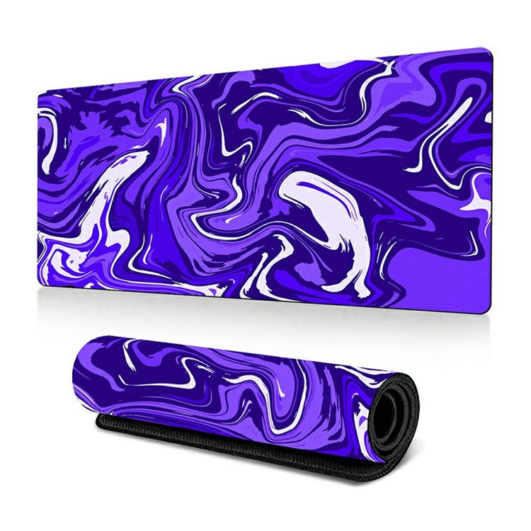 300 x 800 x 2mm Abstract Fluid Design Large Mouse Pad Anti-Slip Rubber Mouse Mat - Style E
