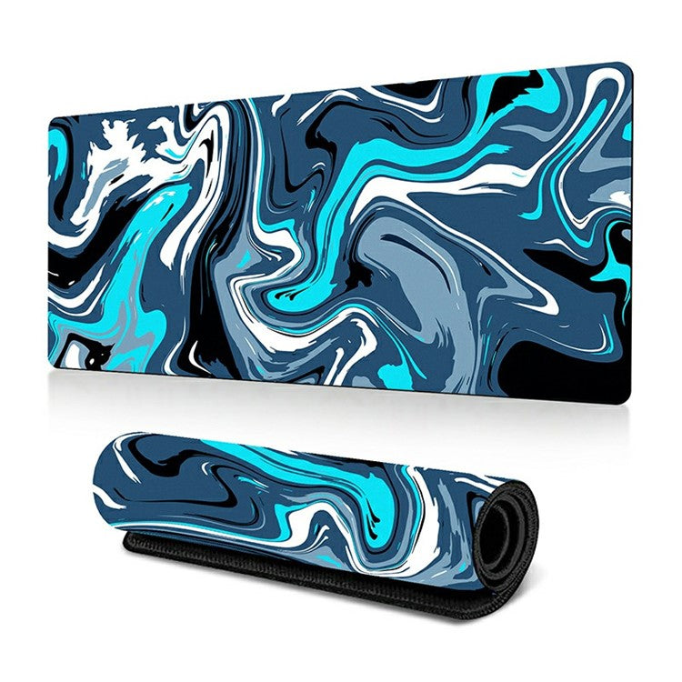 300 x 800 x 2mm Abstract Fluid Design Large Mouse Pad Anti-Slip Rubber Mouse Mat - Style H