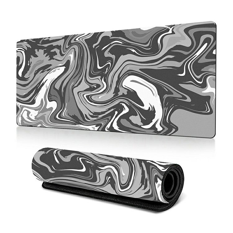 300 x 800 x 2mm Abstract Fluid Design Large Mouse Pad Anti-Slip Rubber Mouse Mat - Style T