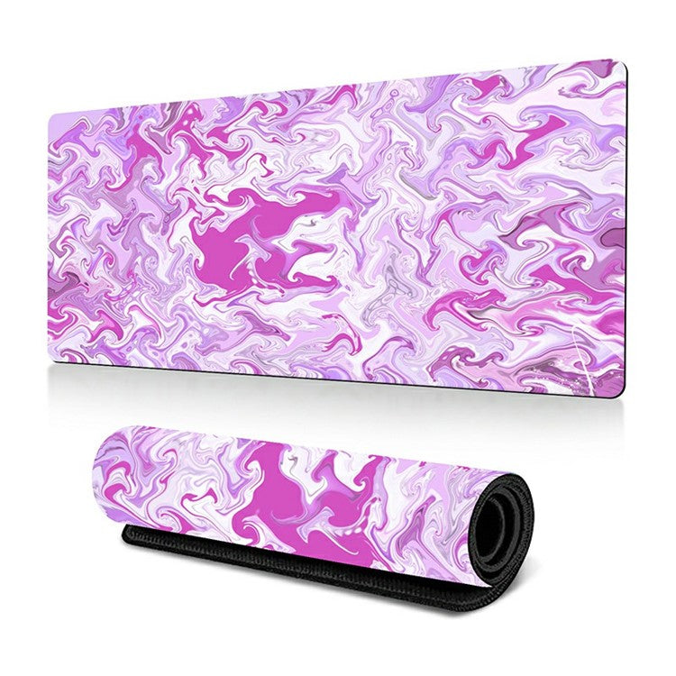 300 x 800 x 2mm Abstract Fluid Pattern Anti-Slip Mouse Pad Large Rubber Mouse Mat - Style M