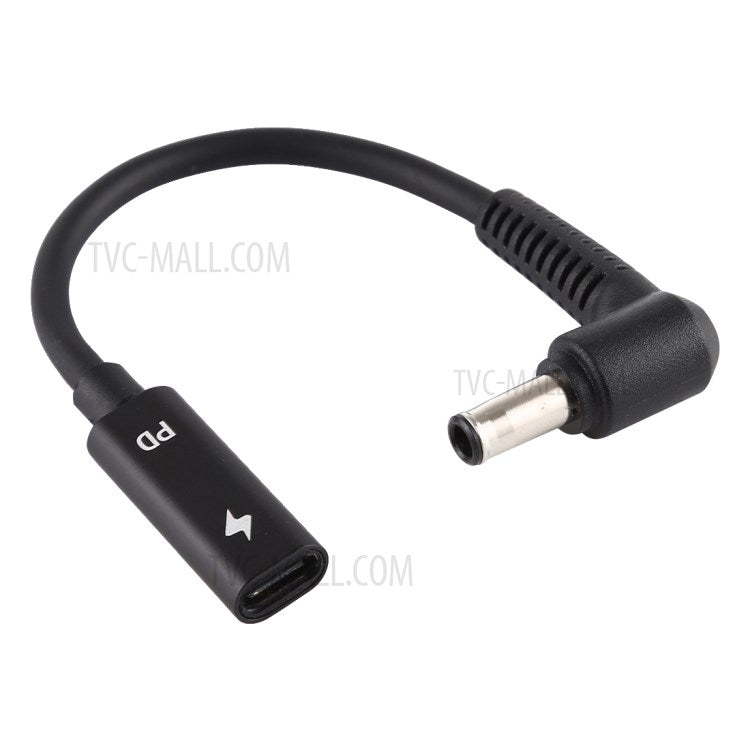 DP 5.0 x 1.0mm to Type-C Female Power Charging Cable for Laptop