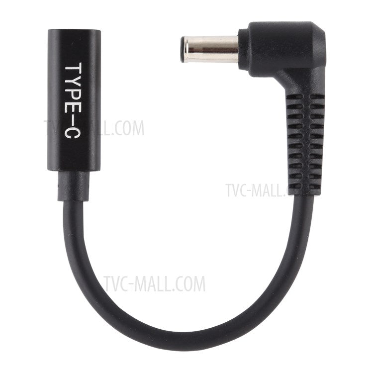 DP 5.0 x 1.0mm to Type-C Female Power Charging Cable for Laptop
