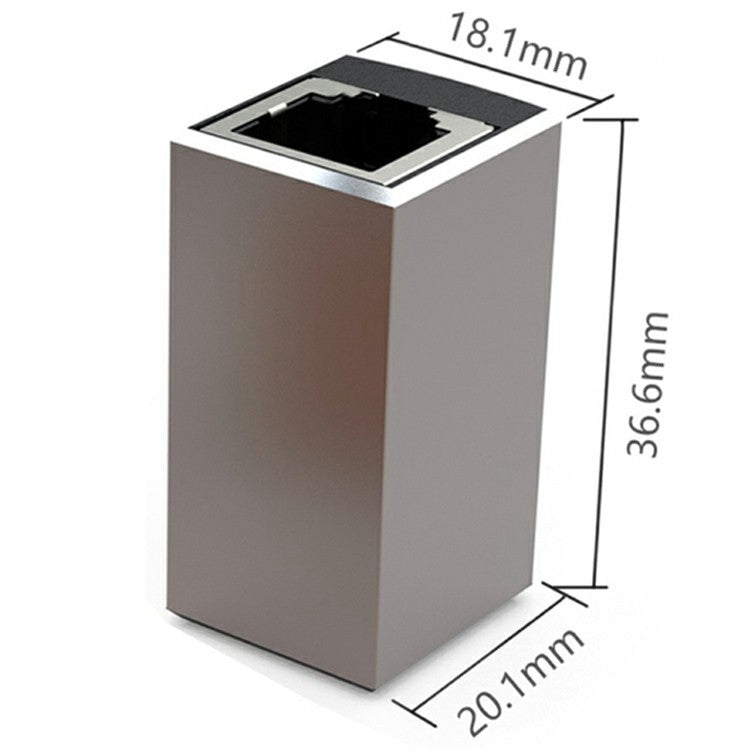 10Gbps RJ45 Female to Female Ethernet Cable Extension Network Adapter Compatible with Cat8 / Cat7 / Cat6 / Cat5