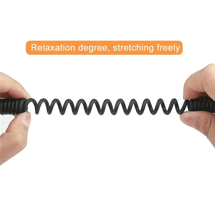 Male To Female USB Extension Cable USB Extender Adapter Spring Computer Phone Charging Cable