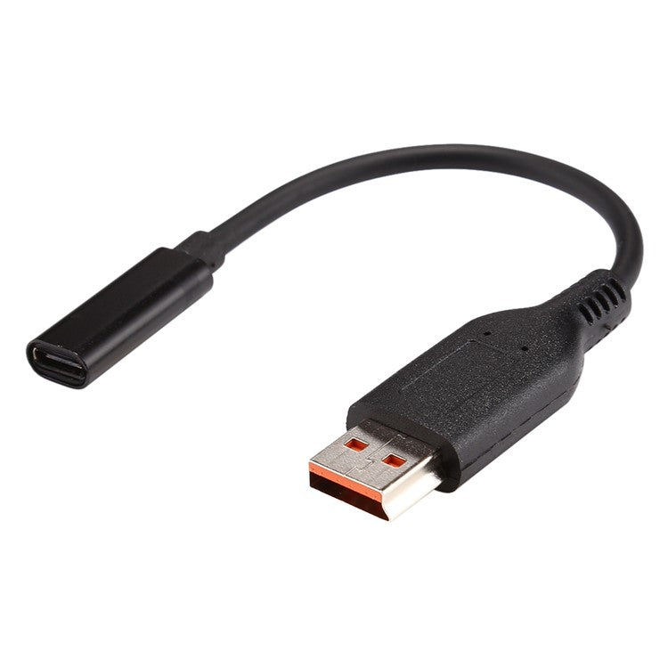 Type-C Female Head to Yoga 3 Male Head Power Adapter Charging Cable for Lenovo