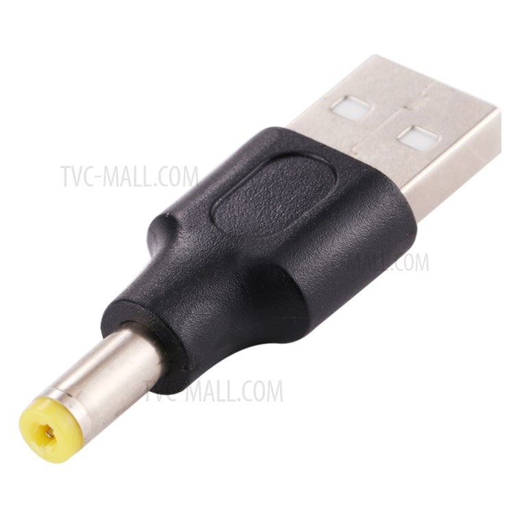 10Pcs 4.8 x 1.7mm Male To USB 2.0 Male Adapter DC Power Plug