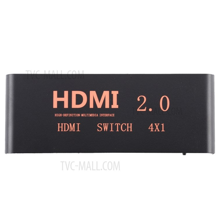 HDMI Switch 4x1 Multi-Viewer Splitter with Remote Control Support 4K/60Hz - UK Plug