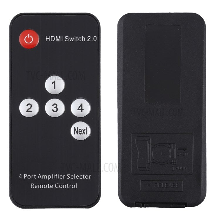 HDMI Switch 4x1 Multi-Viewer Splitter with Remote Control Support 4K/60Hz - UK Plug