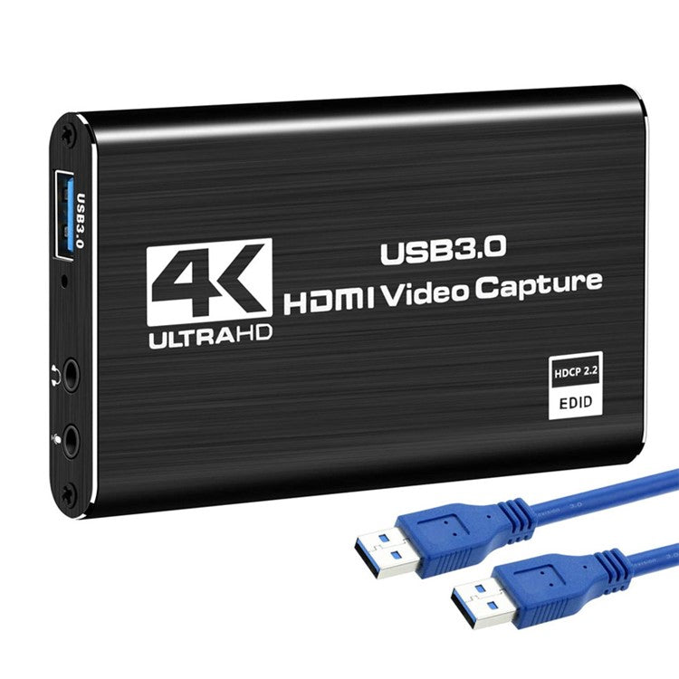 USB 3.0 4K 60HZ 1080P 60Fps HD Video Game Capture Card Video Converter HDMI Output Live Streaming for XBOX PS4 MAC