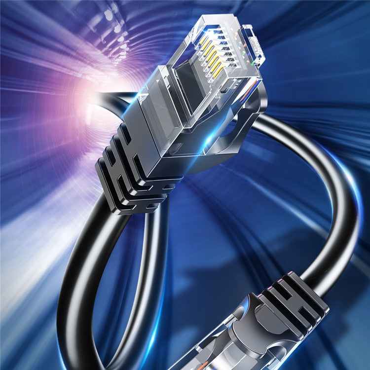 ESSAGER 15m High Speed 1000Mbps Cat6 Gigabit Network Cable Ethernet Cable Cord for Computer - Round Wire