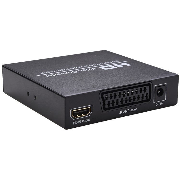 NK-8S SCART/HDMI to HDMI Converter Adapter 720P/1080P HDMI Signal for TV DVD Set-top Box HD Player Game Console