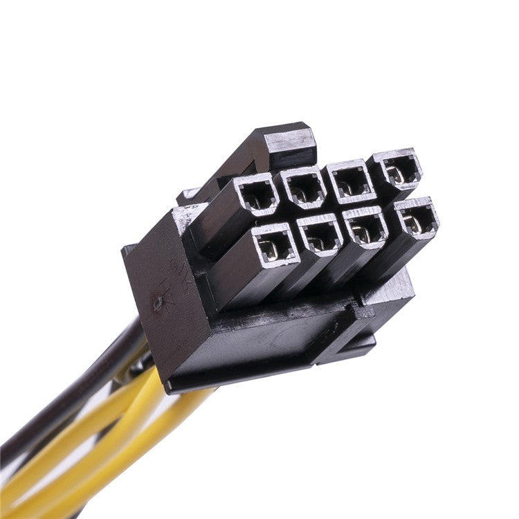 6Pin Female to 8Pin (6pin+2pin) Female Adapter Cable 20cm PCI-Express GPU Video Graphics Card Power Supply Converter Cord
