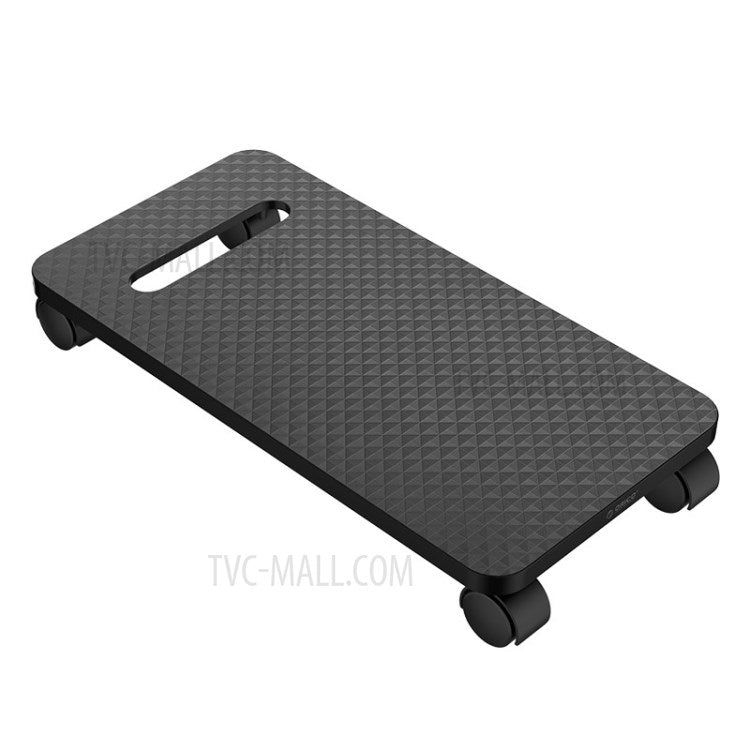 ORICO CPB1 Computer Host Support Carbon Fiber Grain Bracket with Wheels and Brake Lock