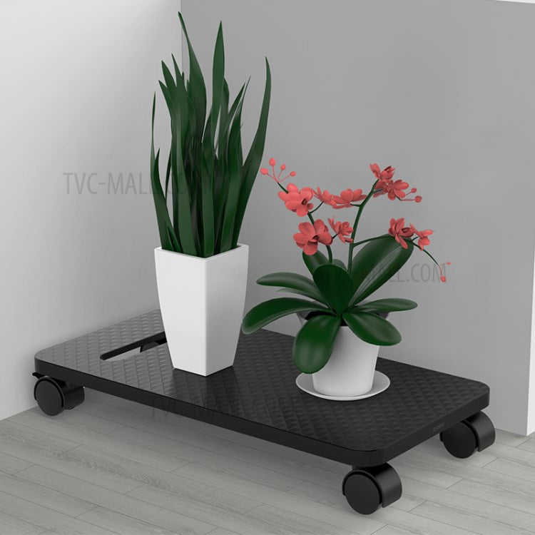 ORICO CPB1 Computer Host Support Carbon Fiber Grain Bracket with Wheels and Brake Lock