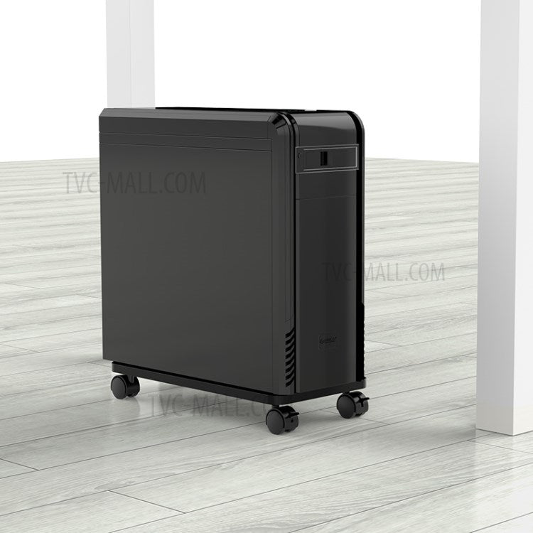 ORICO CPB1 Computer Host Support Carbon Fiber Grain Bracket with Wheels and Brake Lock