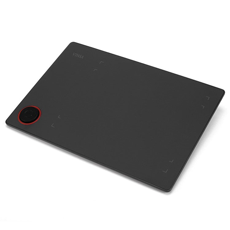 VINSA T608 Graphics Tablet Electronic Drawing Plate Hand Drawing Board with Pressure Sensitive Pen OTG Adapter