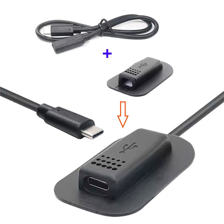 UC-172 USB-C 65W Type-C Male to Female Extension Cable for Outdoor Travel Camping Backpack Charging