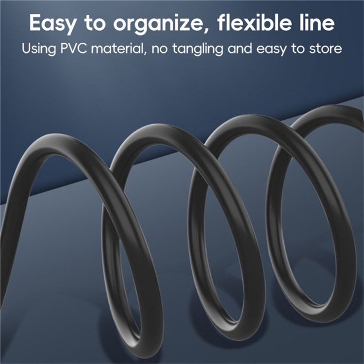 0.3m USB 3.0 Male to Male Mobile Hard Drive Box Data Cable Laptop Radiator Extension Cord, Black