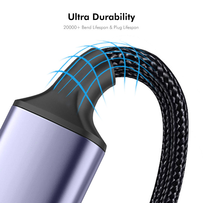 0.5m ENKAY ENK-CB172 USB 2.0 to 3 USB 2.0 Charging Cable OTG Splitter Y Extension Cord - Grey