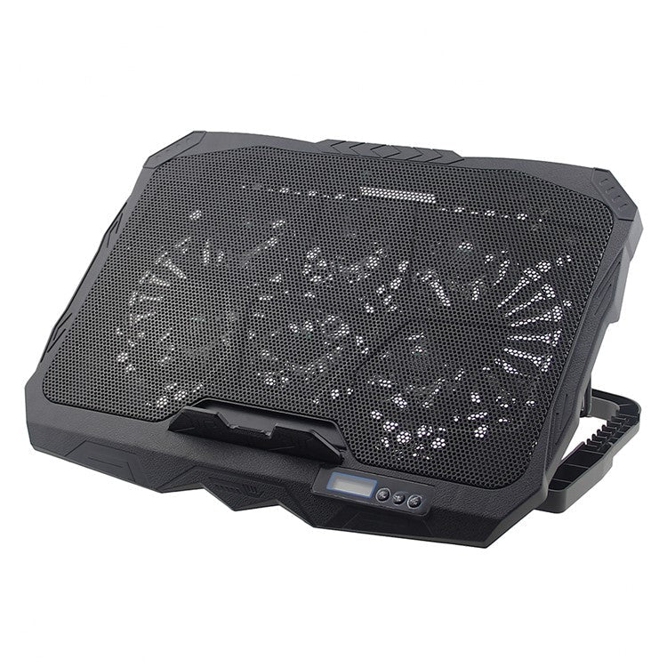 A6 Ergonomic Laptop Cooling Stand Height Adjustable Notebook Cooler with 6 Fans