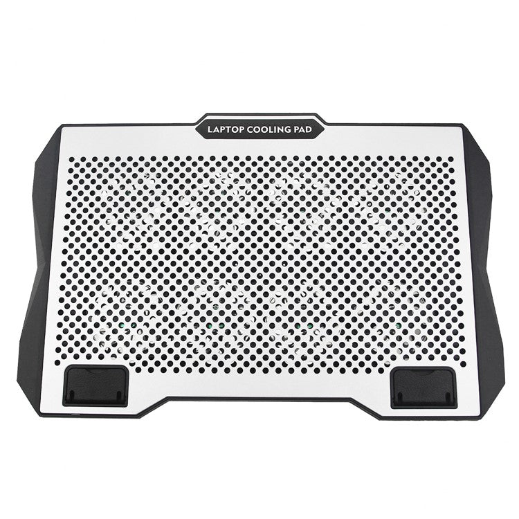 S608 RGB Light Laptop Cooler 8 Fans Adjustable Height Notebook Cooling Pad with Phone Holder
