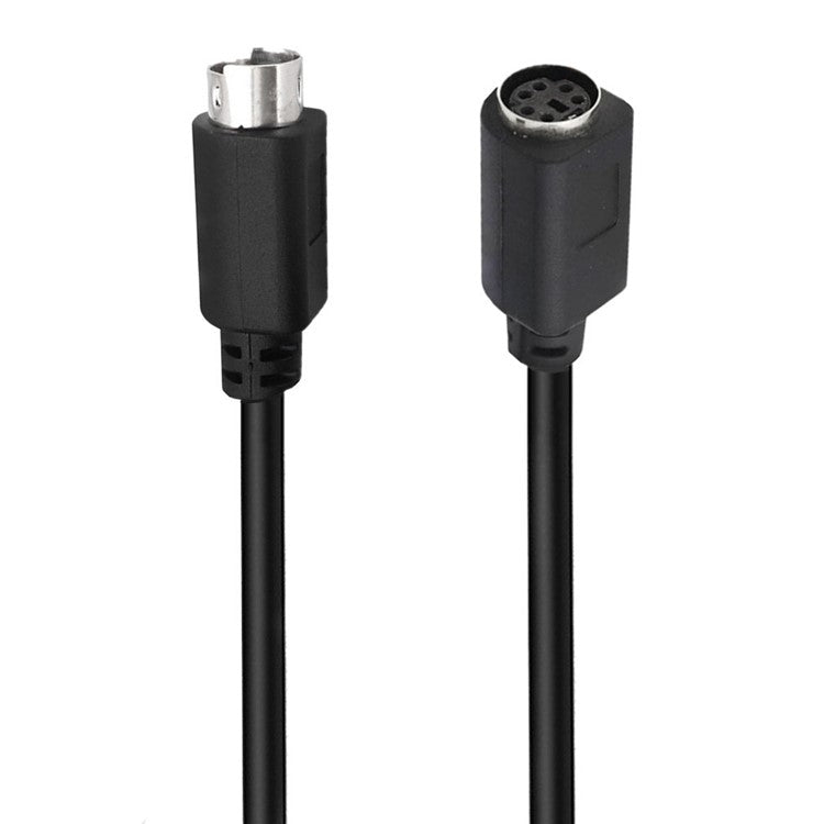 Mini DIN 6 Pin Cable 0.5 Meter Male to Female Straight Head Copper Core Extension Cord