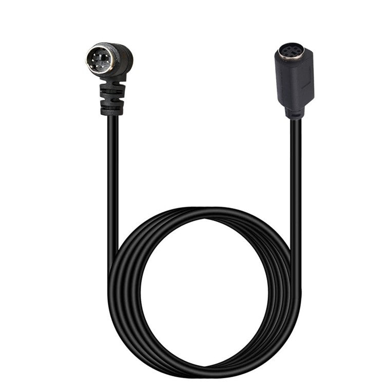 Mini DIN 6 Pin Cable 3 Meter Male to Female Right Angle Connector Copper Core Extension Cord