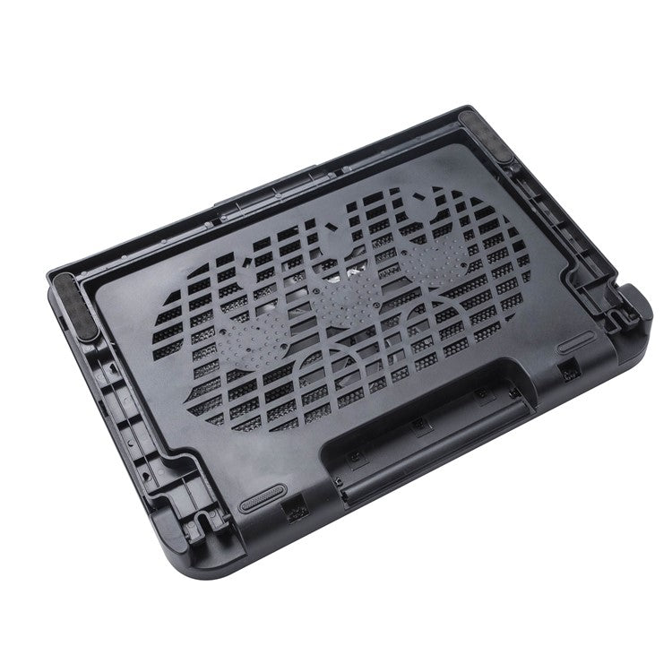 N99F1 Silent Slim Laptop Cooler Cooling Fan Desktop Notebook Cooling Pad with Adjustable Stand