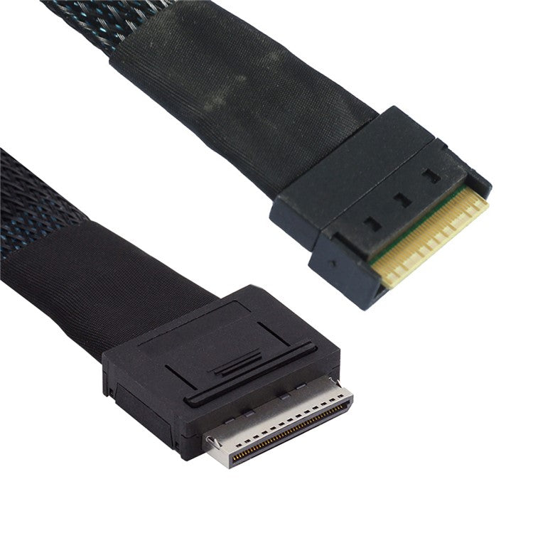 SF-076-0.5M Oculink PCI-E PCI-Express SFF-8611 8i to SFF-8654 8i 8x Slimline SSD Data Active Cable