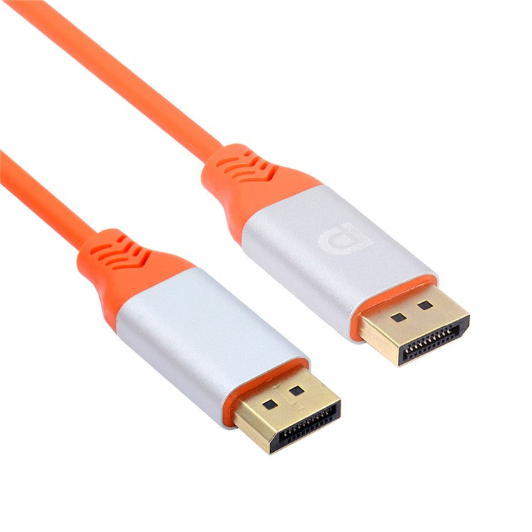 DP-004-1.0M DP Male to DP Male Connection Cable 4K Displayport PVC High Flex Monitor Cord (OD=4.8MM)