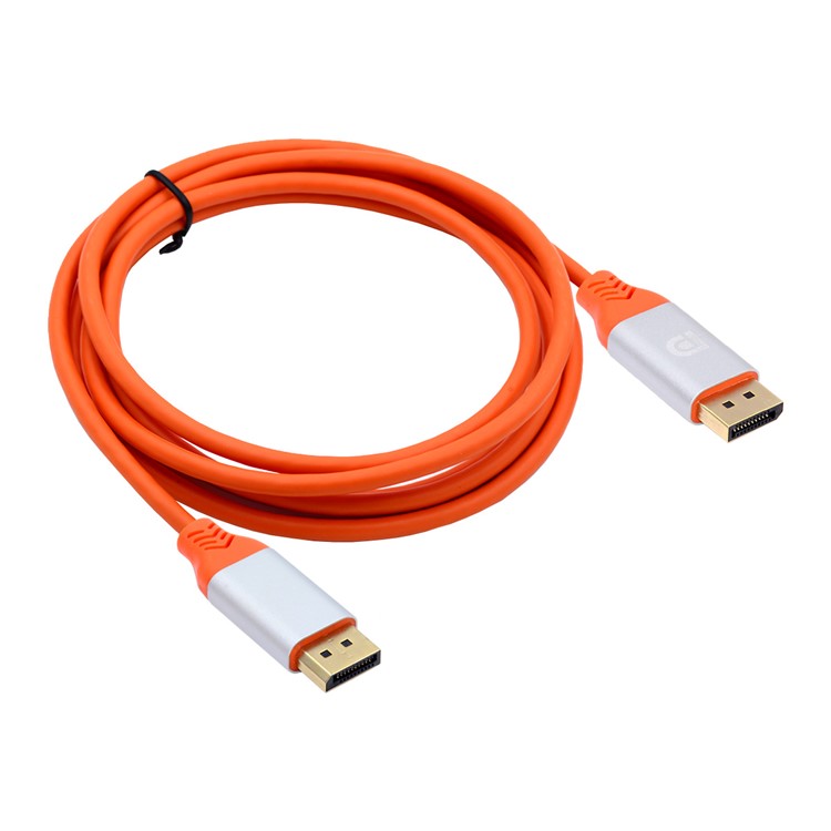 DP-004-1.0M DP Male to DP Male Connection Cable 4K Displayport PVC High Flex Monitor Cord (OD=4.8MM)