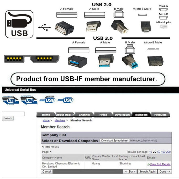 U3-075-MM 0.3m USB 3.0 Male to Micro 3.0 B Male Cable 5Gbps Data Transfer Converter for Disk SSD (Silver Shell)