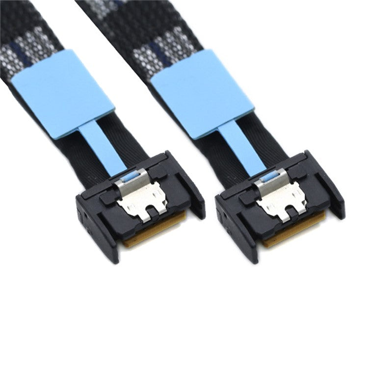 SF-079 50cm MCIO PCI-E 4i 38Pin Male to MCIO 38Pin Male Adapter Extender Cable