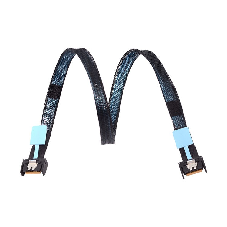 SF-079 50cm MCIO PCI-E 4i 38Pin Male to MCIO 38Pin Male Adapter Extender Cable