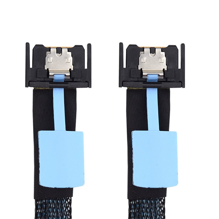 SF-079 50cm MCIO PCI-E 4i 38Pin Male to MCIO 38Pin Male Adapter Extender Cable