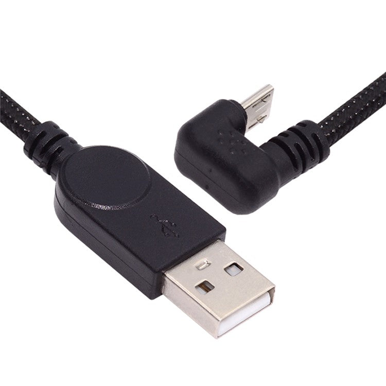 U2-089-OS 1.5m USB2.0 to Micro USB Data Cable 480Mbps U-Shape Angled Micro Power Cable