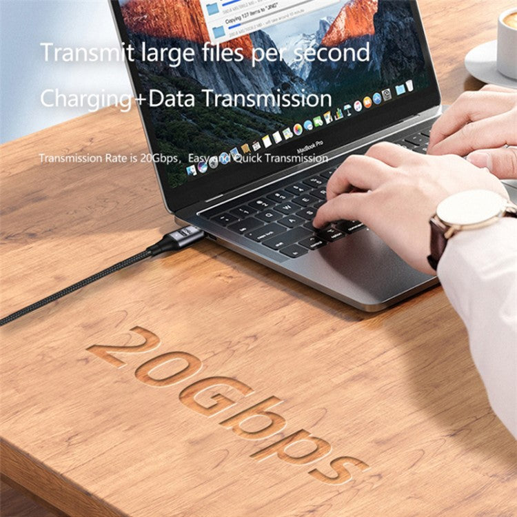 2m PD 100W 5A USB4.0 Charging Cable Support 8K / 60hz Type-C to Type-C 20Gbps Magnetic Data Cable