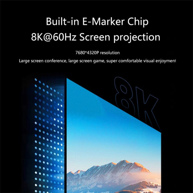 2m PD 100W 5A USB4.0 Front-Angled Magnetic Charging Cable 8K / 60hz Type-C to Type-C 20Gbps Data Cable