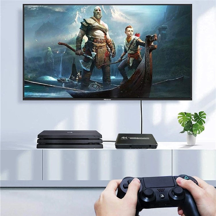 3 In 1 Out HDMI 2.0 Switcher 4K 60Hz Video Sharing Converter HDCP2.2 with Remote