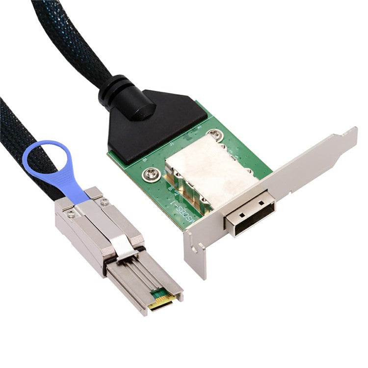 SF-083-26PIN 0.5m External Mini SAS SFF-8088 Male to Female Extension Cable